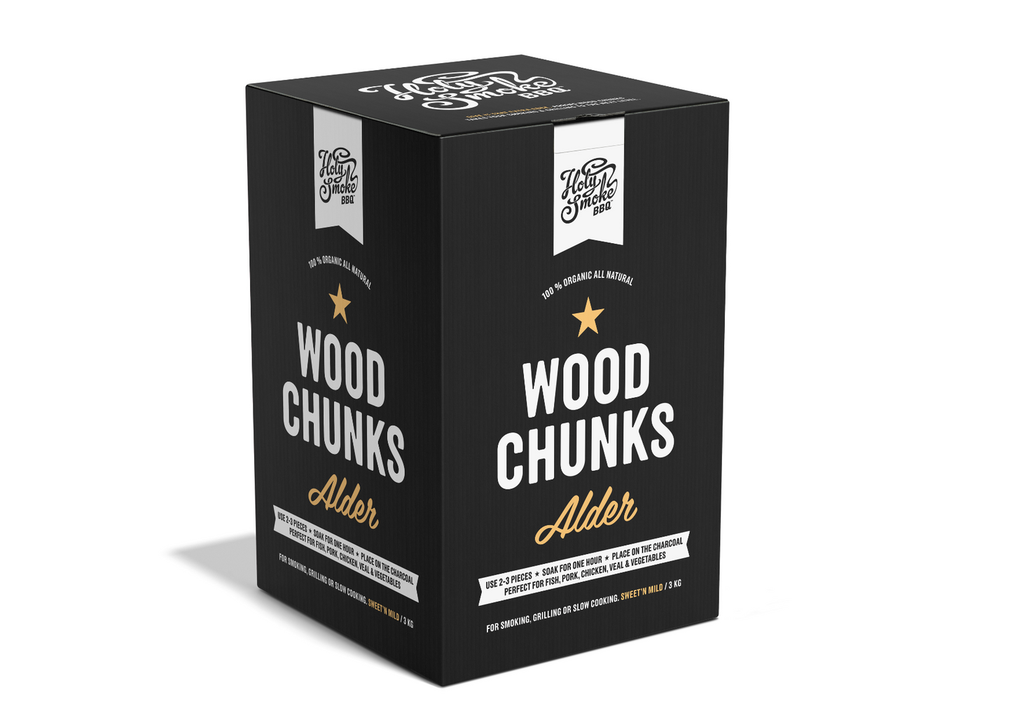 Houtbrokken Holy Smoke Alder 3kg