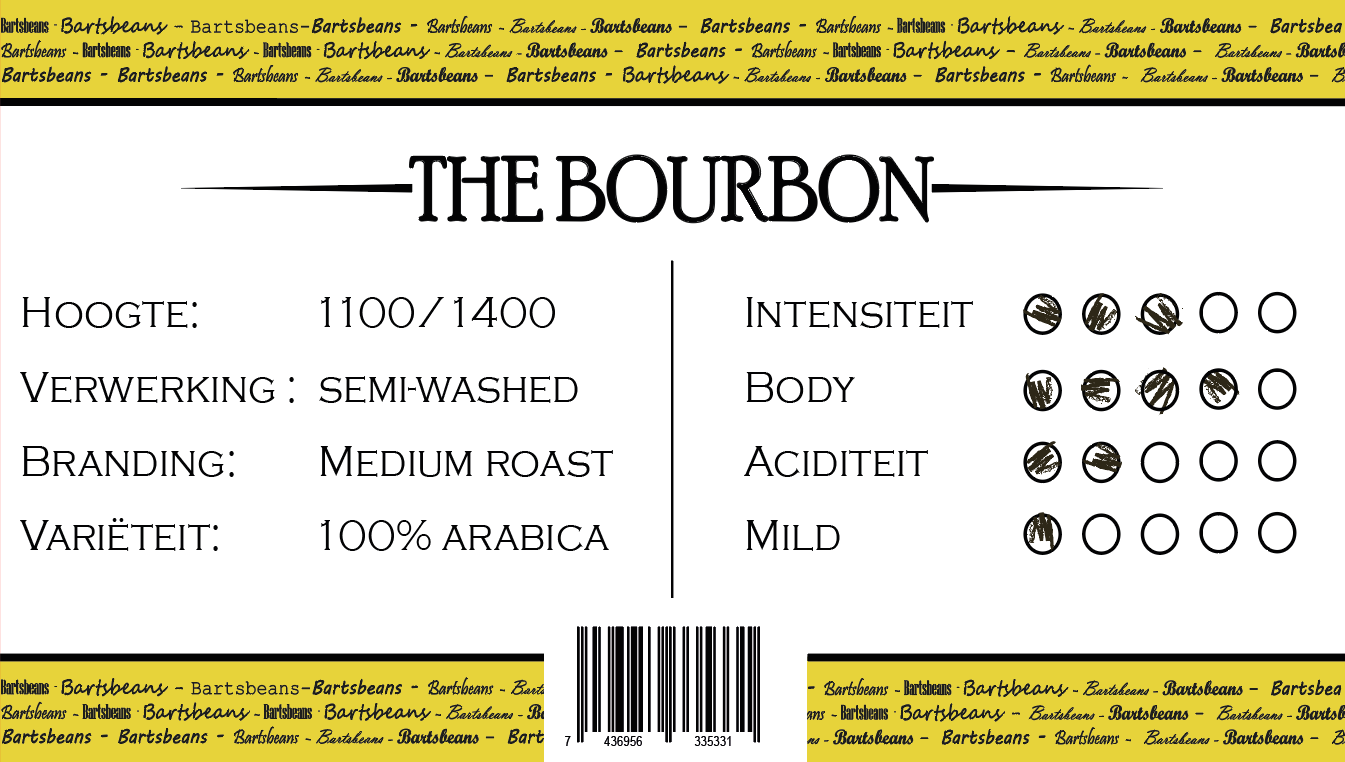 The Bourbon koffiebonen - 250gr