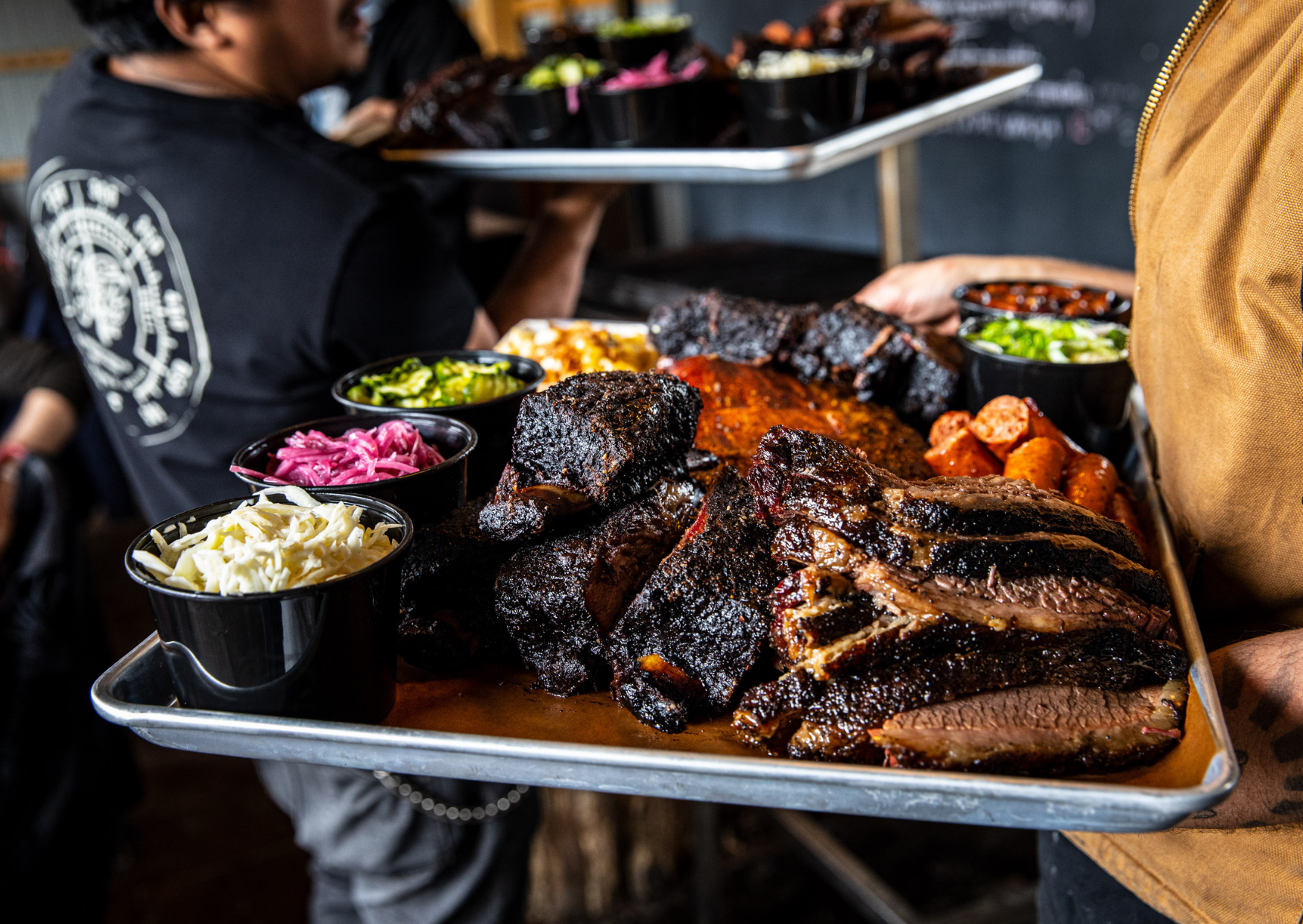 BBQ tray met vlees en groenten