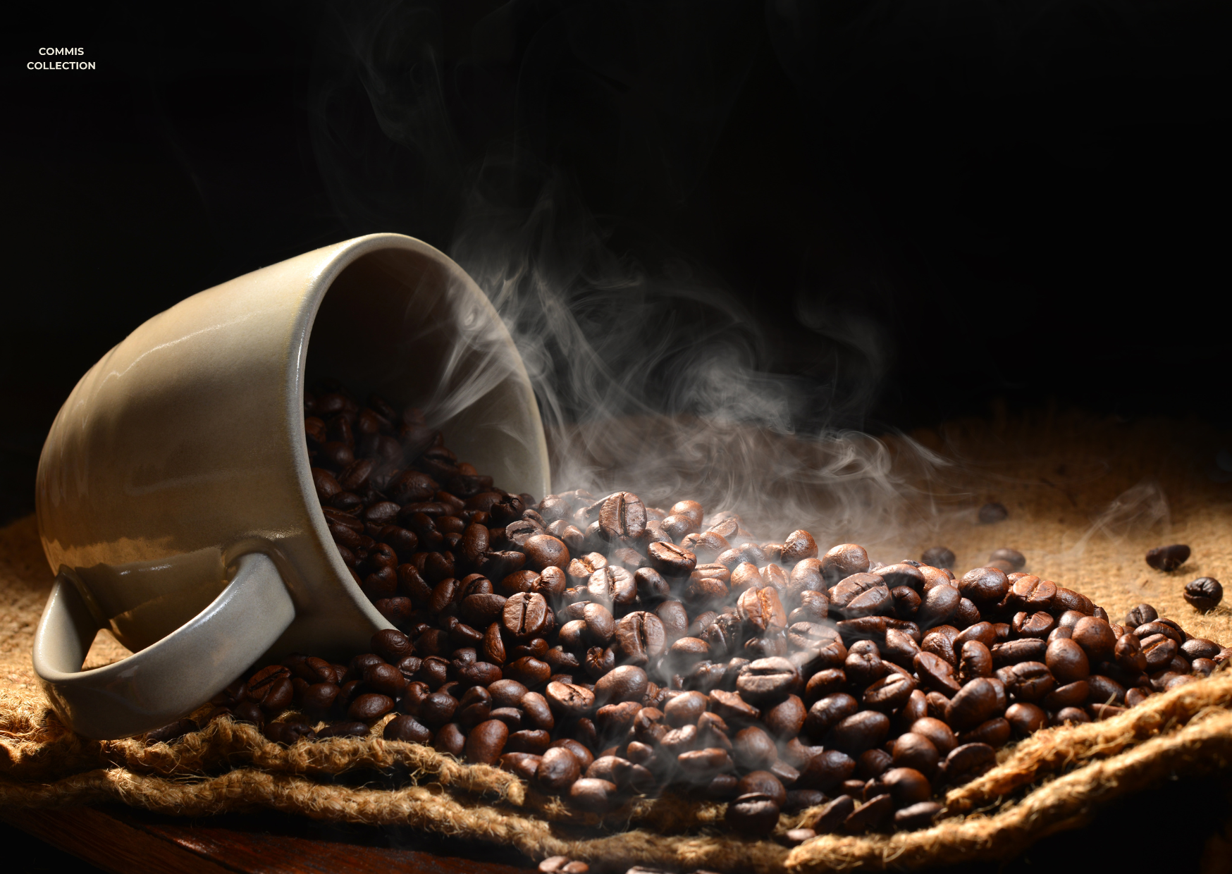 koffie tas mok met koffiebonen