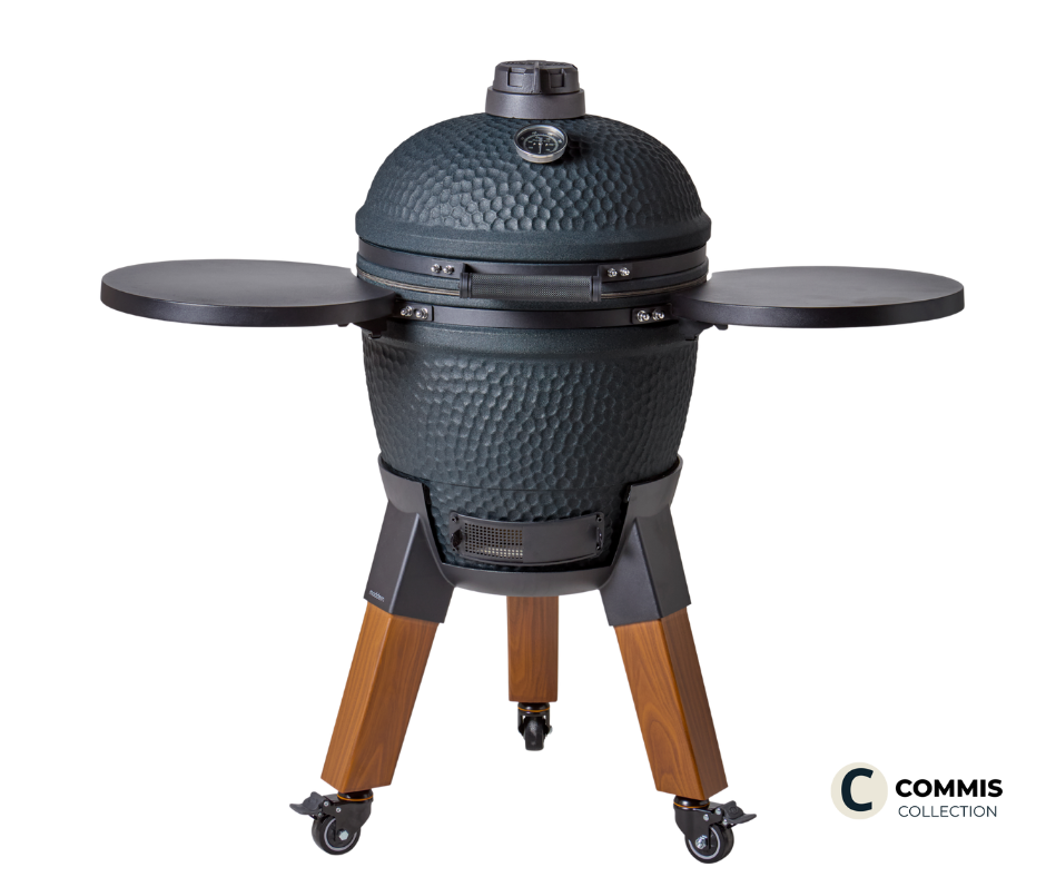 Moddern kamado Royal Blue Woodlook Special