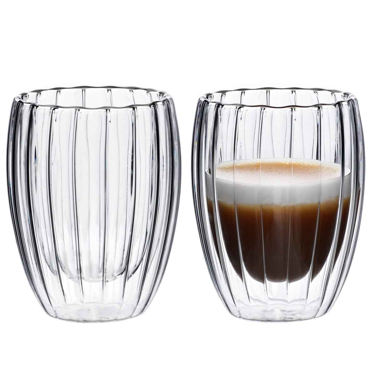Peter Stripes Set van 2 hittebestendige glazen 300 ml