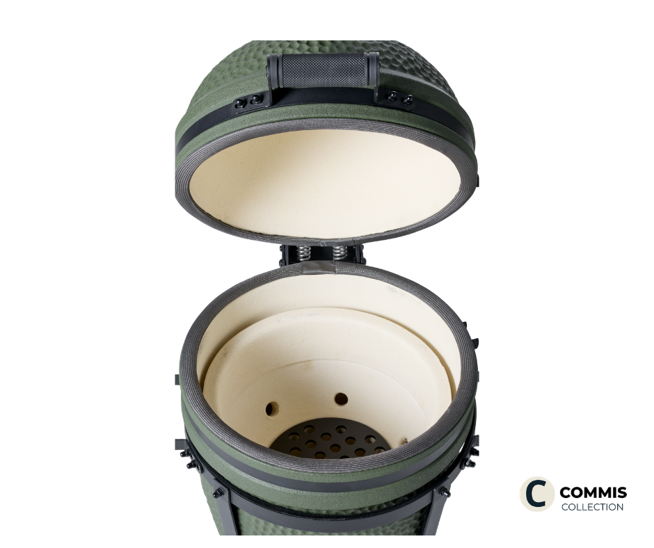 compacte kamado open barbecue