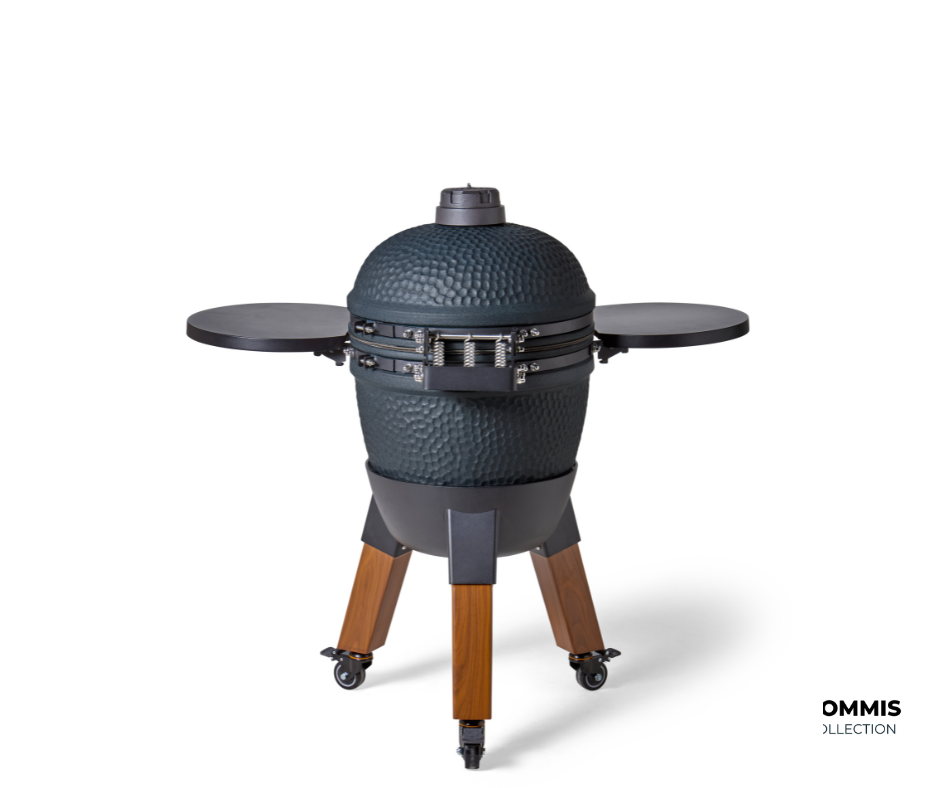 Moddern kamado Royal Blue Woodlook Special