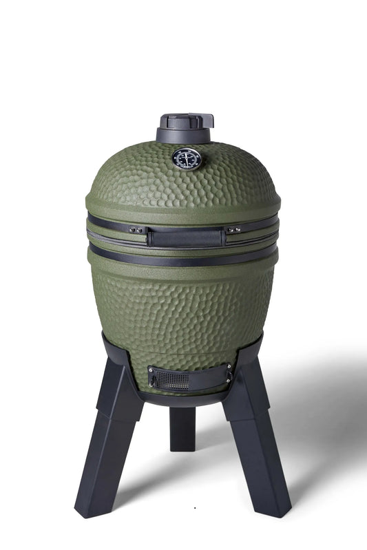 Kamado Moddern Original green incl aluminium black legs