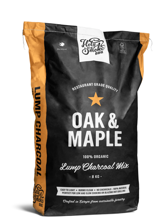 Houtskool Holy Smoke bbq Oak/maple 8kg