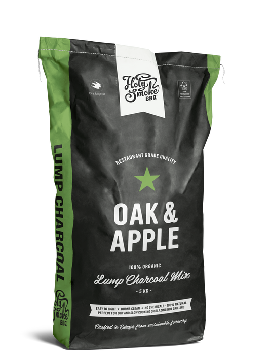 Houtskool Holy Smoke Mix eik appel 5kg