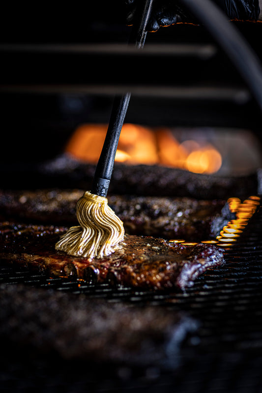 HOLY SMOKE BBQ SAUCE MOP INCL. 2 X EXTRA vervangkoppen