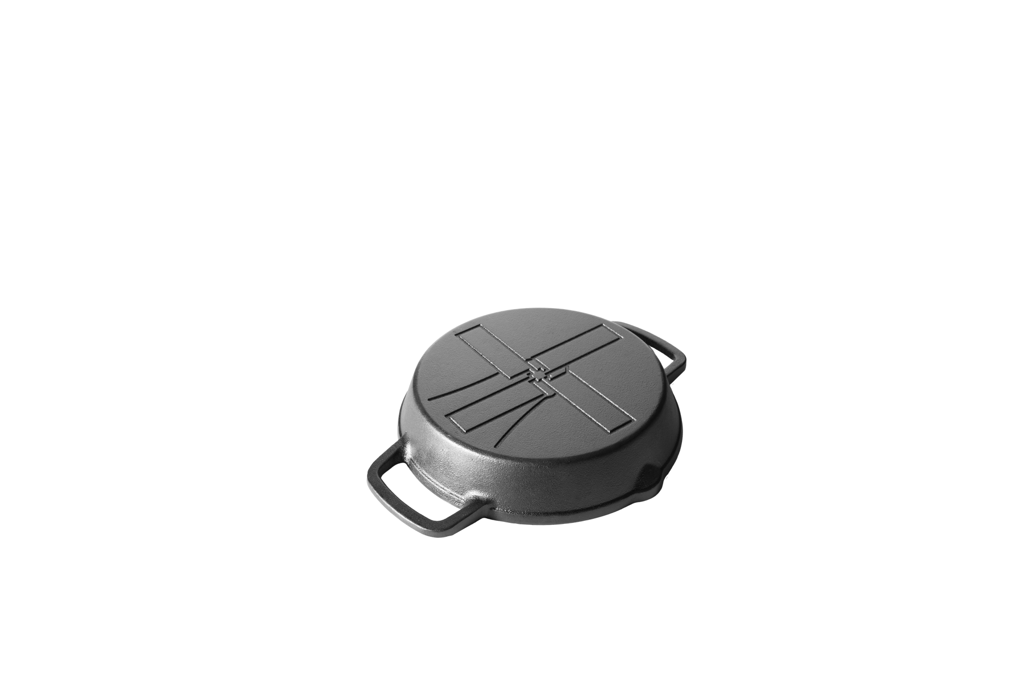 Iron Skillet Medium met 2 handvaten