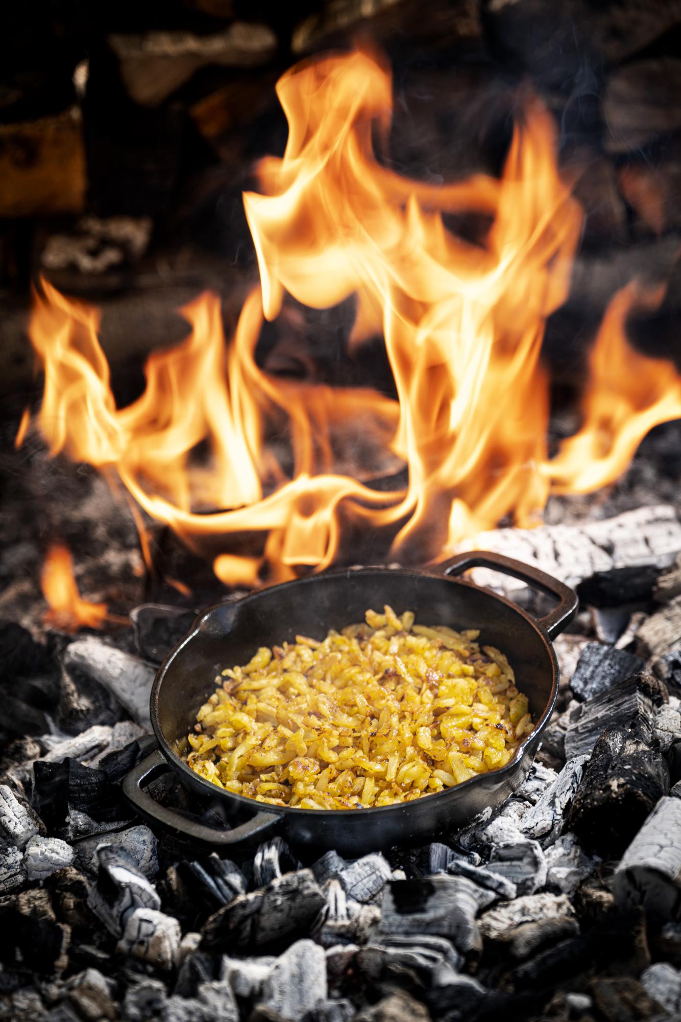 Iron Skillet Medium met 2 handvaten