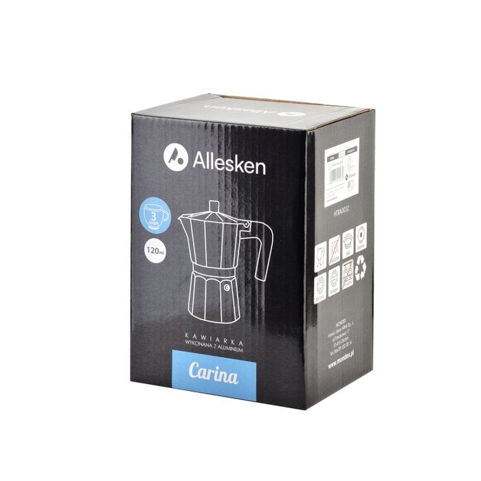 Draagbare koffiezet Moka Carina 120ml